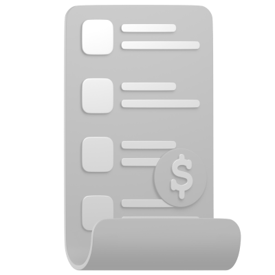 a price receipt