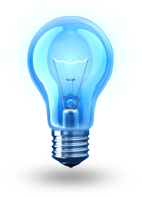 a light bulb